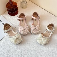 Children’s Little Fragrant Princess Shoes 2025 Spring And Summer New Korean Edition Girls‘ Soft Bottom Butterfly Knot