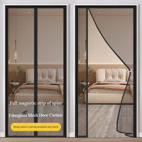 Fiberglass Magnetic Screen Door – Upgrade, Self-Sealing & No Drill Needed (Mosquito Proof, Easy Install For Windows/Doors)