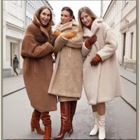 Clothing Oversized Fur Teddy Coat Longline Winter Jacket – Cozy & Stylish Outerwear Fall & Winter
