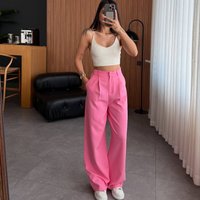 Stylish Mid Rise Cargo Pants Comfortable Straight Leg Trousers Flattering Fit Versatile Casual & Work Wear
