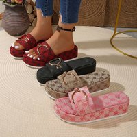 Plus Size Platform Slippers – Extra Wide Thick Sole House Shoes For Women (Export Quality Comfort)