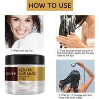 Moisturizing Repair Hair Mask Deeply moisturizes repairs damaged hair, preventing dryness, branching, knotting,