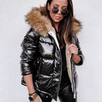  Winter Hooded Loose Short style Cotton Coat Fashionable Colors Good Warmth Zipper Cotton Coat