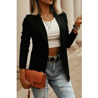 Women's casual commuting solid color women's suit