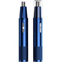 2 In 1 Wireless Waterproof Removal Rechargeable Electric Ear Face Nose Hair Trimmer