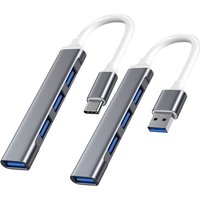 USB C HUB 3.0 Type C 3.1 4 Port Multi Splitter Adapter OTG For Xiaomi Lenovo Macbook Pro 13 15 Air Pro PC Computer Accessories