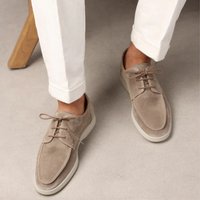 Unbeatable Quality British Front Lace Up Oversized Casual Single Shoe Loafers