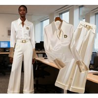 Clothing 2026 Office OLFashionable Label D letter Style Favorite Working Old money Style
