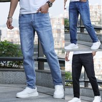 Men's Clothing Stretch Slim Jeans Golden Classic Three Colors Hot Style
