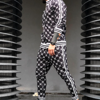 Clothing 3d Printing Fitness Sweatshirt Slim Zipper Cardigan Casual Suit