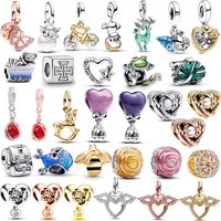 Jewelry Findings & Components New Beaded Diy Large Hole Zinc Alloy Frog Dolphin Bead Pendant