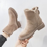 Women's cashmere women's shoes warm boots thick cotton shoes snow boots