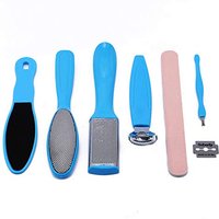 8Pcs/Set Professional Pedicure Tool Manicure Foot Care File Set Dead Hard Skin Callus Remover Scraper Beauty Pedicure Rasp Tools Pedicure Feet Care Tool Kit