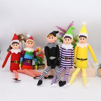 Decoration Supplies Fun Playful Doll Vinyl Bookshelf Elf Head Christmas Accessories Figurine