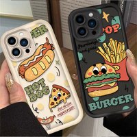 Promotion Voghion 50% de réduction sur la coque silicone hamburger pour iPhone