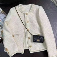 Clothing Spring Autumn Style Short Style Small Style Temperament Celebrity Tweed Jacket