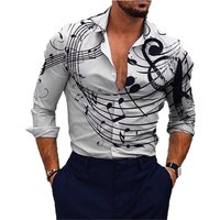 2023 Summer T-shirt Hip Hop Series Digital 3D Printed Street Long Sleeve Shirt For Men