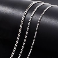 S Cuban Hip Hop Car Flower Side Necklace Rope Pendant Simple Clavicle Chain