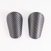 Carbon Fiber Mini Shin Guards Sports Protective Gear Equipment Thin Training Inserts Football Accessories