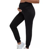 Clothing Loose Sports Pants Yoga High Elastic High Waist Belly Support Maternity Pants