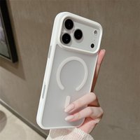 Luxury Matte Transparent Phone Case Iphone Air 16 15 14 Plus 13 12 11 17 Pro Max Magnetic Frosted Cover