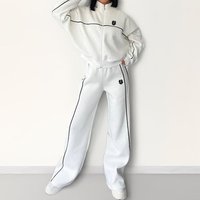New Casual And Fashionable Street Style Sports Sweatshirt Women's Two-piece Set