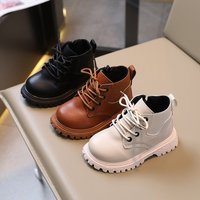 s shoes Ankle boots side zipper Fashion Martens soft soled single boots solid