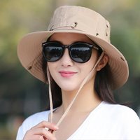 Arrivals Large Brim Fisherman Reversible Hawaii Korean Spring Summer Streetwear Panama Hat Bob Hiphop Buckets Cap