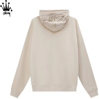 Stussy Letter Logo Pattern Printed Casual Fashion Versatile Pure Cotton Hoodie Both