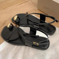 Women’s Gladiator Sandals (Metallic Accent Cross-Strap Flat Slides – Adjustable Toe Loop & Ankle Wrap For Beach & Casual Wear)