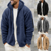 clothing Autumn winter double sided fleece warm jacket loose hooded casual coat