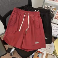 Men's Quick-Dry Retro Shorts Japanese-Inspired Casual Breathable Summer Beach And Streetwear 4 Colors M-3XL
