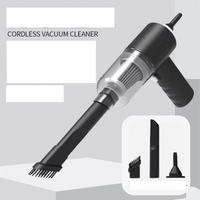 Handheld Vacuum Cleaner Car-mounted Household Portable Wireless Charging High-power Vacuum Gun Suction and Blowing Dual-purpose Hair Suction