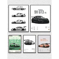 Contemporary Minimalist Sports Car Decorative Art Sports Car Historical Compendium Sports Car Aesthetic Contrast Sports Car Brand Culture