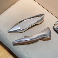flat pointy chunky heels