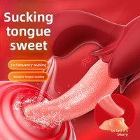 Mystery Dance Love Song Tongue Licking Vibrator Sex Toy Female Masturbation Device Dildo Massager 80 Box