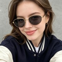 Stylish Popular Sunglasses Light Luxury Fashion High end Feel Metal Sunglasses That Enhance Facial Features