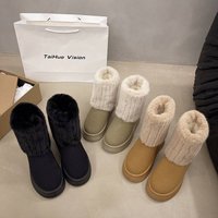 Women's Platform Snow Boots โ Chunky Winter Shoes (Faux Fur Lined & Non-Slip)โ