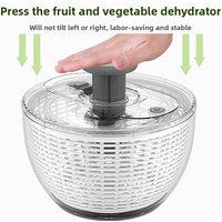Cross Border Exclusive Press Frui Dehydraor Muli Funcional Vegeable Salad Finess Meal Spinner Home Drain