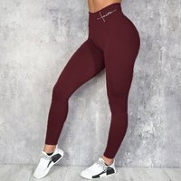 Waist Letter Print Leggings Hip Lifting Stretch High Waist Leggings