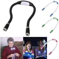 Handsfree Led Neck Light Portable USB Rechargeable Hug Reading Lamp Novelty Led Night Light Flashlight Camp