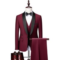 Clothing Business Casual Suit Wedding Grooms Dress Shop Slim Suit