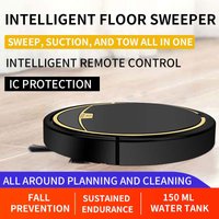 household sweeping robot intelligent suction, sweeping and mopping three in one remote control sweeping machine with water tank vacuum cleaner