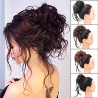 Synthetic hair Direct sales wigs women’s high-temperature braided fluffy natural curly hair loops