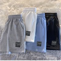 Clothing Waffle summer comfortable casual sports shorts summer loose home pajamas outer wear pocket shorts