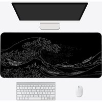 Great Wave Off Art Large Size Mouse Pad Natural Rubber PC Computer Gaming Mousepad Desk Mat Locking Edge for CS GO LOL
