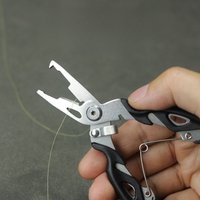 Lure Scissors Stainless Steel Curved Mouth Pliers Functional Fish Control Tool Powerful Horse Line Cutter Fishing