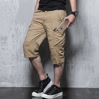 Summer Multi Pocket Workwear, Men’s 7-Inch Plus Size Casual Loose Sports Shorts, Cotton
