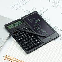 Solar Powered Handwriting Calculator 12 Digit Display Portable Writing Pad Office & School Eco Friendly Battery Free Operation
