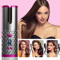USB Rechargeable Cordless Iron Compact Travel Steamer Clothes & Curling Hair Dual Voltage Portable & Lightweight